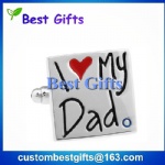 Promotional gifts I love my dad cufflinks