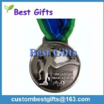 Sports Award Medal, Miraculous Marathon Medal,Custom Gold Running Medal