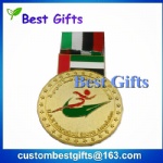 3D custom metal marathon medal medallion