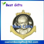 promotional gifts 2 tone plated 3d medal