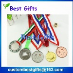 Custom running medal, sports medal. metal medal with company logo