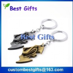 Soft enamel keychain with custom design