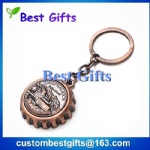 bottle cap  shaped bottle opener keychain