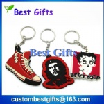 Custom pvc keychain, souvenir pvc keychain