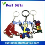 Custom shape pvc keychain