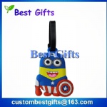 Custom shape pvc luggage tag, luggage tag with custom design