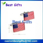 Custom made cufflinks, American flags cufflinks